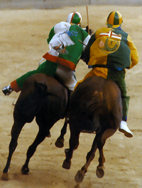 Trecciolino (OCA) ed Il Bufera (BRUCO) nel climax della carriera.