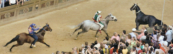 Il cavallo della LUPA scosso fa tremare tutti gli ocaioli.