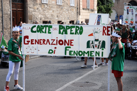 Corteo della Vittoria della Nobile Contrada dell'Oca.