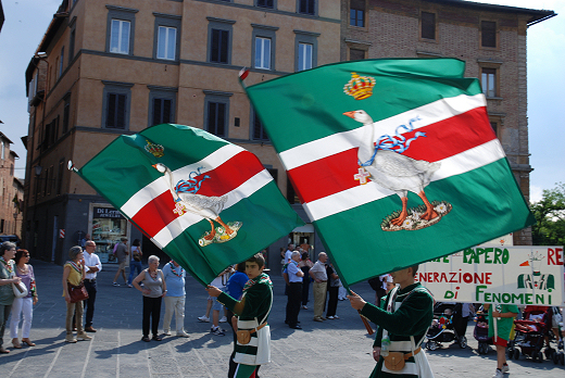 Corteo della Vittoria della Nobile Contrada dell'Oca.