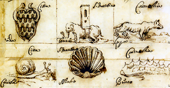 Particolare di un Bestiario risalente alla fine del '500